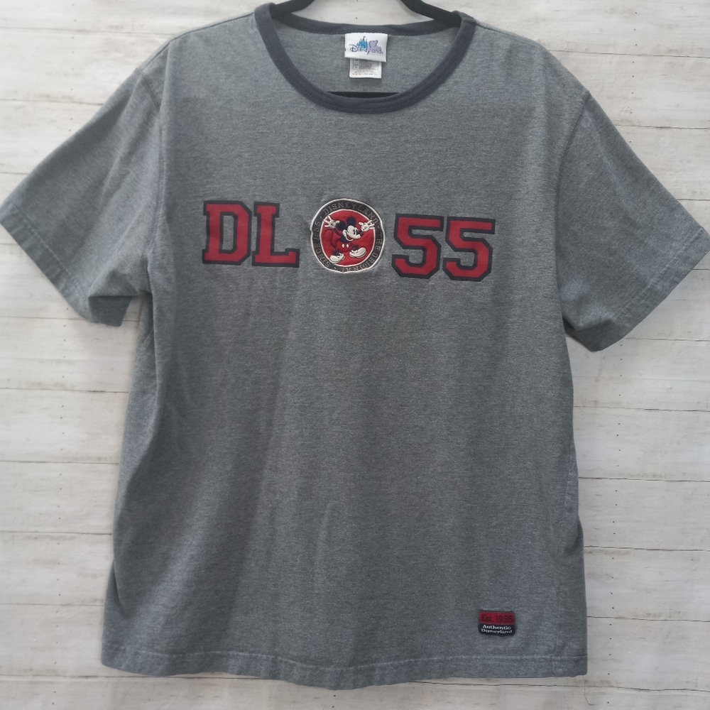 Disneyland Authentic DL55 T-Shirt Embroidered Mickey Large